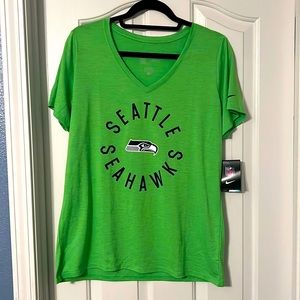 Nike Seattle Seahawks V Neck Tee